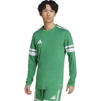 Triko s dlouhým rukávem Adidas SQUADRA 25 zeleno bílé Velikost: 3XL