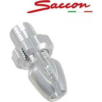 Šroub šroub stavěcí páky Al M10 Saccon stříbrný