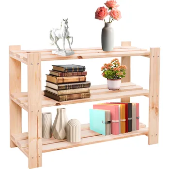 Regál, přírodní, borovice, SIMU 550