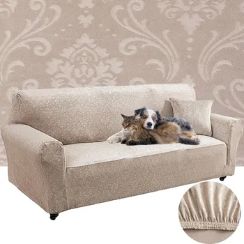 Napínací potah Potah na pohovku (kanape) Domidekor béžový