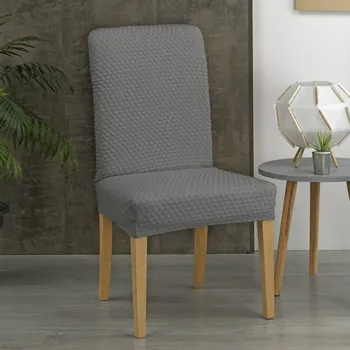 Napínací potah Blancheporte Žabičkovaný bipružný potah na židli šedá