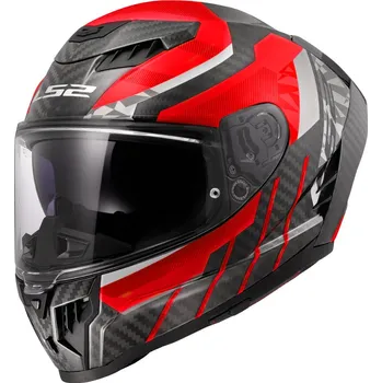 Helma na motorku LS2 FF807 DRAGON TRAX RED - 3XL
