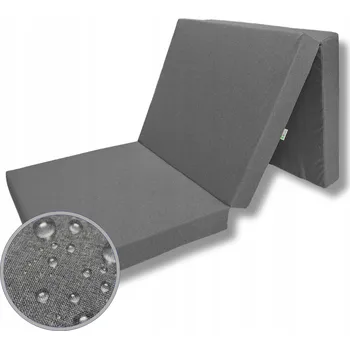 Matrace Jednolůžková Matrace Fortisline 195 x 80 x 9 cm šedá