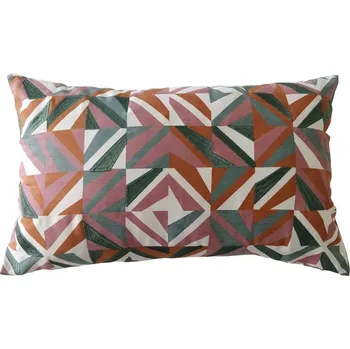 Polštář Blancheporte Obdélníkový velurový polštář s geometrickým vzorem vícebarevná