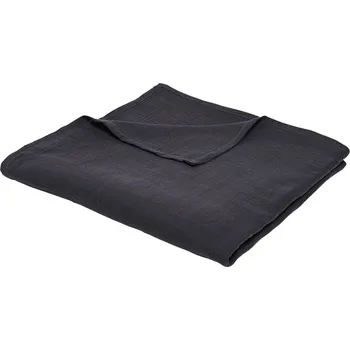 Napínací potah Blancheporte Jednobarevný pléd nebo přehoz na pohovku, mušelín antracitová