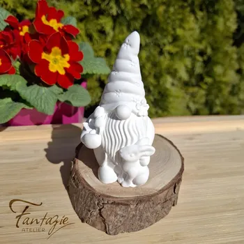 Velikonoční dekorace Atelier Fantazie - Figurka Trpaslík CXII - výška 10 cm