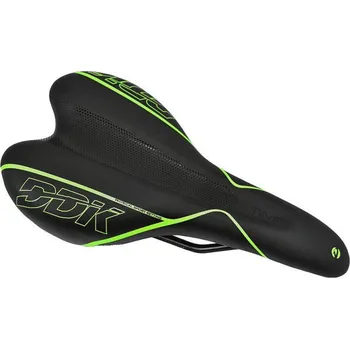 Sedlo na kolo sedlo DDK CROSS dámské černo-neon zelené