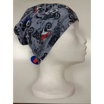 Čepice Fantom Bavlněná SLABÁ čepice s potiskem - MOTORKY velikost: 46