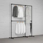 Walteco FREJA IV - Stojan na šaty Rusticline, volně stojící, 1700x2100mm