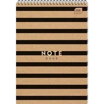 Sešit Sešit A5 s linkami, měkká vazba, 100 listů, hnědý