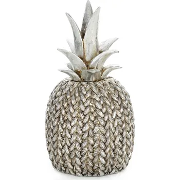 Váza DEKORAČNÍ FIGURKA MOLI 12X12X21 CM STŘÍBRNÁ