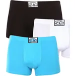 Styx 3PACK pánské boxerky klasická guma vícebarevné (3Q96019) XXL