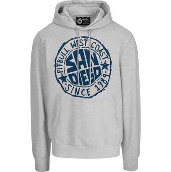 Pánská mikina PitBull West Coast - pánská KP mikina SAN DIEGO SUN šedá M