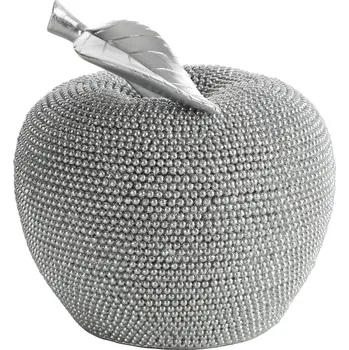 Váza DEKORAČNÍ FIGURKA ELDO 12X12X13 CM STŘÍBRNÁ