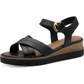 Dámské sandále DÁMSKÉ SANDÁLY TAMARIS 1-28202-42 003 ČERNÁ Barva: Černá, Velikost: 36