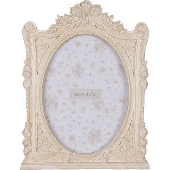 Rám na obraz Béžový fotorámeček Glimstof – na fotografii o rozměru 13x18 cm