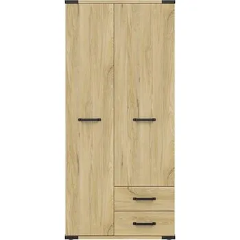 Šatní skříň Black Red White LARA SZF2D2S šatní skříň jasan běloruský