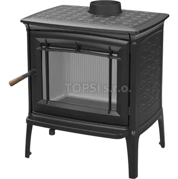 Krbová kamna Hergom - Shelburne - černý mat