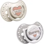 Lovi Silikonový dynamický dudlík I LOVE 3-6m 2ks