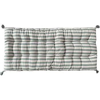 Polštář Blancheporte Polštář na zem, potisk pruhů přírodní/zelená