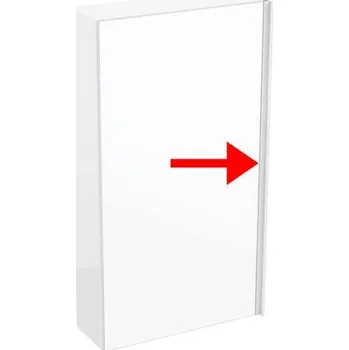 Koupelnový nábytek Geberit madlo pro vysokou skříň, bílá