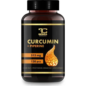 Dedra CURCUMIN + PIPERINE 515 mg, doplněk stravy 120 kapslí