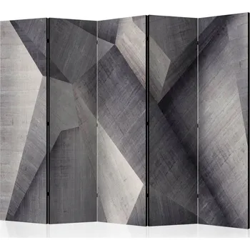 Paraván Paraván 5-dílný - Abstraktní betonové bloky