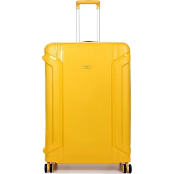 Velký cestovní kufr se 4 kolečky polypropylen TSA 100 l Airtex 645 žlutá