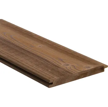 Stavební profil Palubka tvar klasik thermosmrk TGV 19x140 mm - KARTÁČOVANÁ