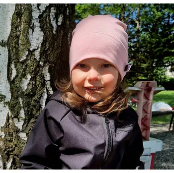 Kojenecká čepice Yháček Rostoucí čepička Yháček, Starorůžová Velikost:: L