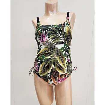 Těhotenské plavky Těhotenský tankiny top olive exotic Velikost: 38/E