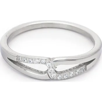 Prsten BRUNOshop.cz Prsten KAPKY s kamínky Velikost: 9 (EU: 59 - 61)