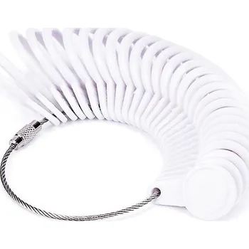 Prsten Šperky4U Měrné kroužky plastové, ČESKÉ velikosti - MKR06