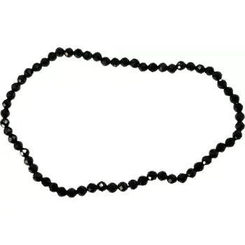 Náramek Spinelový jemný fazetovaný náramek 3 mm – esoterický minerální šperk pro energii a ochranu