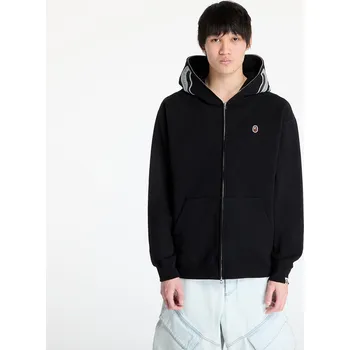 Pánská mikina Mikina A BATHING APE One Point Ape Head Shark Relaxed Fit Full Zip Hoodie M Black XL