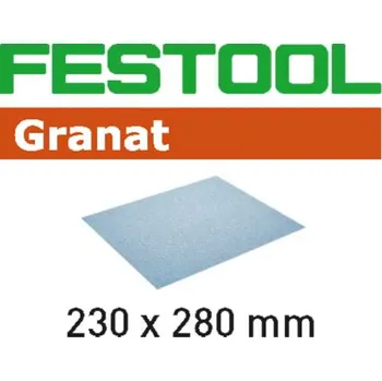Brusný papír FESTOOL 201266 Brusný papír 230x280mm P400 GRANAT 10ks