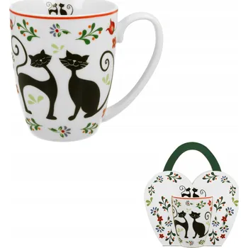 Hrnek Duo Kočky Etno porcelán 360 ml