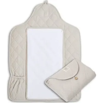 Přebalovací podložka FUNNABABY Cestovní přebalovací podložka Sand Beige 57 x 72 cm