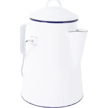 Konvice na čaj Konvice Bo-Camp Tea kettel enamel Barva: bílá/modrá