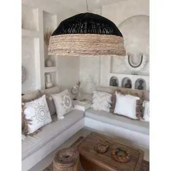 Závěsné svítidlo BOHO Přírodní Ručně Pletené SEKAR 80x45