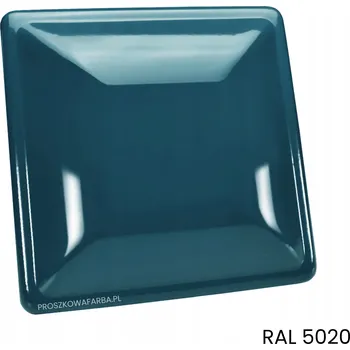 BARVA RAL 5020 Polyesterová Modrozelená Hladká Lesklá