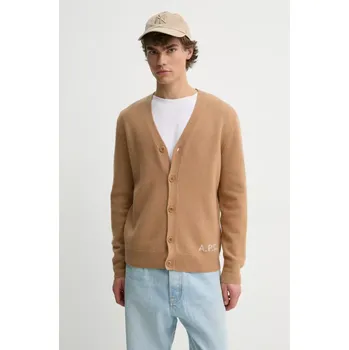 Dámský svetr Vlněný svetr A.P.C. kenny hnědá barva, WVBDK.H22305 88X, vel. M