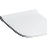 Geberit Smyle Square WC sedátko 35,5x45 cm, automatické spouštění, bílá
