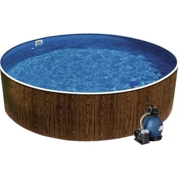 Bazén Bazén AZURO WOOD 3,6 x 1,2m + písková filtrace 4,5m3/hod