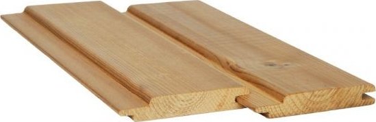 Saunová palubka - dřevěný obklad interiéru STP 15x92, ThermoWood