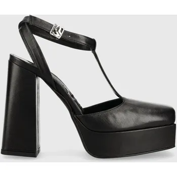 Dámské lodičky Kožené lodičky Karl Lagerfeld Jeans SOIREE PLATFORM KLJ KLJ93111.1BP černá 99X, EUR 40