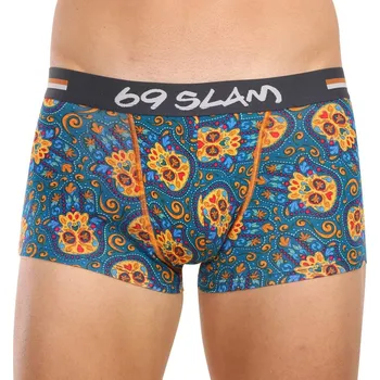 Boxerky 69SLAM Pánské boxerky hip bamboo hamsa hand elijah (MHBHHD-BB) XL