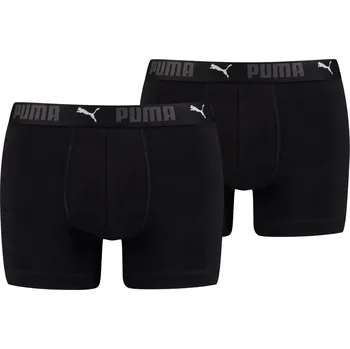 Boxerky Pánské boxerky Puma Sport Cotton Boxers 2P Velikost: M / Barva: černá