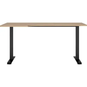 Psací stůl Black Red White Psací stůl rohový SPACE OFFICE BIU/160/90/A /levý dub artisan