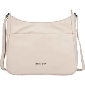 Kabelka Dámská kožená crossbody kabelka Bellicci Sydney - krémová